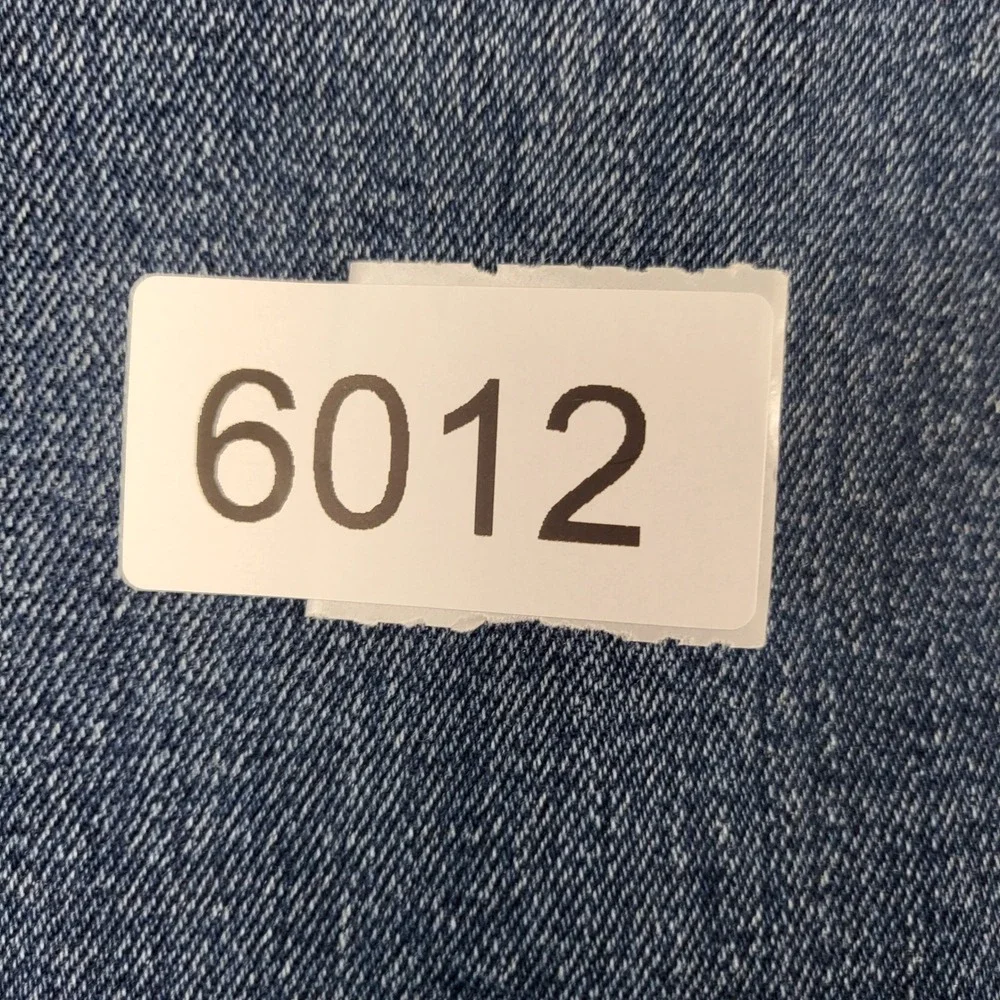 Levi's 505 Regular Fit Jeans Mens 34x34 Blue Distressed Straight Leg‎ Denim